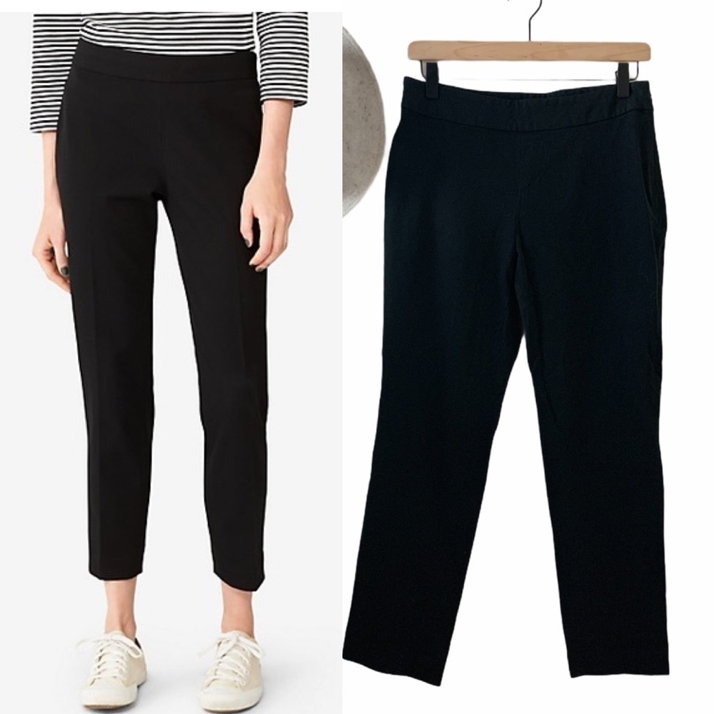 kate spade saturday • the pipeline black cropped pants